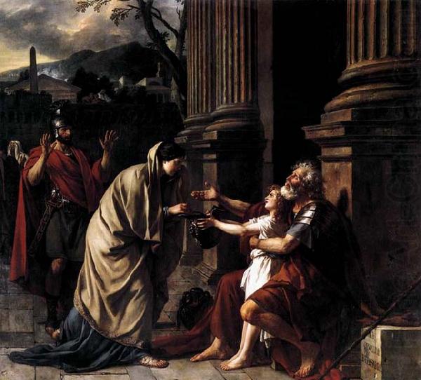 Jacques-Louis  David Belisarius Receiving Alms oil painting picture